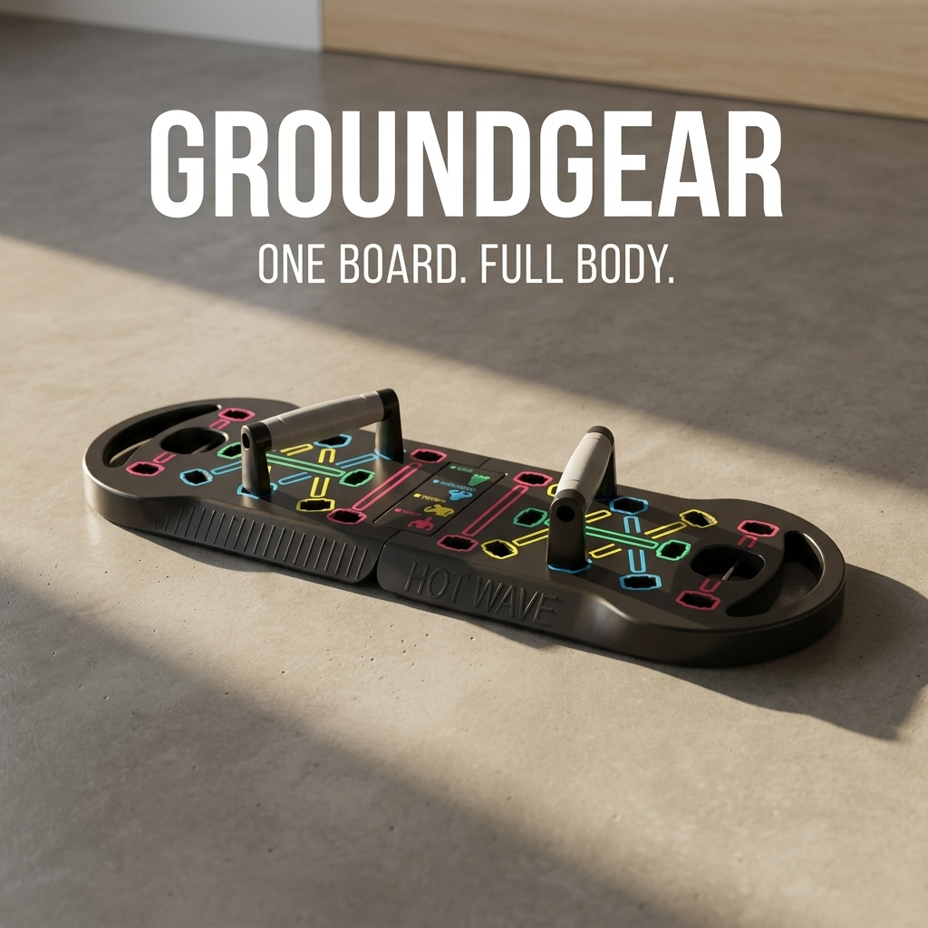 GroundGear™ Enhanced Push-up Board